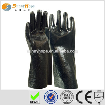 Sunnyhope PVC rough finish heavy duty rubber gloves